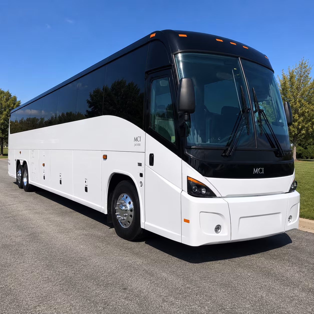 instead of splitting up at the airport keep your group together with a private bus