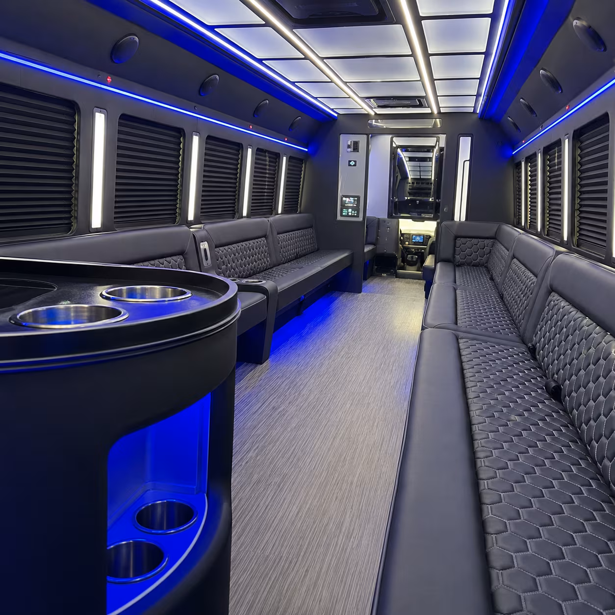 st george party bus rentals inside
