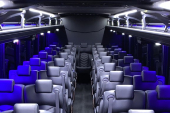 St George Charter Bus Interior