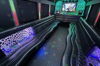 St George Limo Bus Interior